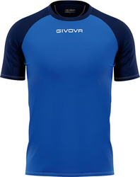 Koszulka treningowa Givova Capo MC niebiesko-granatowa MAC03 0204