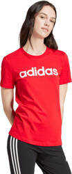 Koszulka damska adidas Loungewear Essentials Slim Logo Tee czerwona IY9189