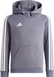Bluza dla dzieci adidas Tiro 23 League Sweat Hoodie szara HZ3016