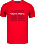Koszulka męska Ozoshi TSH04 czerwona OZ93806