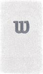 Frotka na rękę Wilson Extra Wide Wristband OSFA 2 szt. biała WRA733516