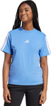 Koszulka damska adidas Essentials 3-Stripes Cotton jasnoniebieska JV7361