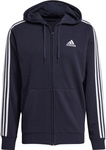 Bluza męska adidas Essentials Full-Zip Hoodie granatowa GK9033