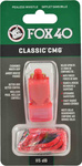 Gwizdek Fox 40 CMG Safety Classic czerwony   sznurek 9603-0108
