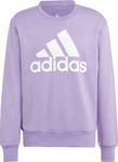 Bluza męska adidas Essentials French Terry Big Logo fioletowa IC9327