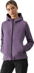 Kurtka damska softshell 4F F285 fioletowa 4FWAW24TSOFF285 50S