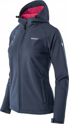 Damska kurtka przejściowa softshell Hi-Tec Lady Neti membrana 8000mm granatowa rozmiar S