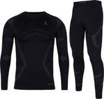 Bielizna termoaktywna męska bluza legginsy Alpinus Active Idre Set czarna SI8945-SI8949