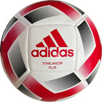 Piłka nożna adidas Starlancer Plus biało-czerwona IA0969