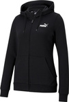Bluza damska Puma ESS Small Logo Full-Zip Hoodie TR czarna 586813 01