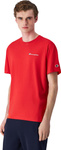 Koszulka męska Champion SS Tee czerwona 220264 RS069