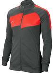 Bluza damska Nike Dry Academy Pro szaro-czerwona BV6932 068