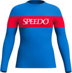 Damska Koszulka Z Długim Rękawem Ls Swim Top  racing red/bright white rozmiar M