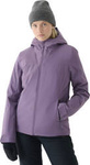 Kurtka narciarska damska 4F F572 fioletowa 4FWAW24TTJAF572 50S