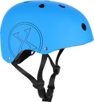 Dziecięcy kask rowerowy na rolki hulajnogę regulowany Nils Extreme MTW001-1 niebieski r XS (48-52cm)