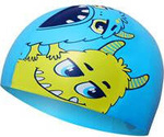 Czepek silikonowy Nils aqua nqc monster niebieski dziecięcy
