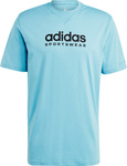 Koszulka męska adidas All SZN Graphic Tee niebieska IC9820
