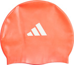 Czepek pływacki dla dzieci adidas 3-Stripes pomarańczowy IM1043
