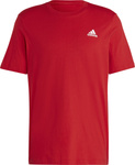 Koszulka męska adidas Essentials Single Jersey Embroidered Small Logo Tee czerwona IC9290