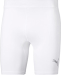 Spodenki termoaktywne męskie Puma LIGA Baselayer Short Tight białe 655924 04