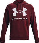 Bluza męska Under Armour Rival Fleece Big Logo HD bordowa 1357093 690