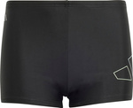 Spodenki kąpielowe dla dzieci adidas Performance Big Bars czarne IU1897