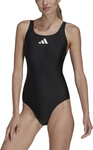 Kostium kąpielowy damski adidas 3 Bar Logo czarny HS1747