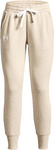 Spodnie damskie Under Armour Rival Fleece kremowe 1356416 783