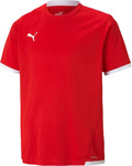 Koszulka dla dzieci Puma teamLIGA Jersey czerwona 704925 01