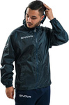 Kurtka przeciwdeszczowa sportowa piłkarska Givova Rain Basico granatowa RJ001 0004
