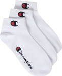 Skarpety Champion 3 pary Quarter Socks białe U20099 WW001