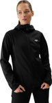 Kurtka przejściowa softshell z kapturem damska 4F F215 czarna