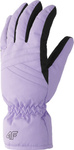 Rękawice narciarskie damskie 4F FNK F106 jasny fiolet 4FWAW23AFGLF106 52S