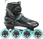 Łyżworolki Roces Helium II W Tif czarno-niebieskie 400872 00001