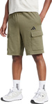 Spodenki męskie adidas Essentials Feel Cozy French Terry Cargo zielone JE6292