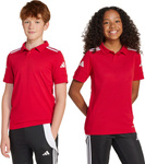 Koszulka dla dzieci adidas Squadra 25 Polo czerwona JY3411
