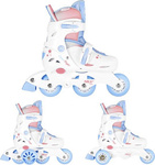 Dzięciece łyżworolki wrotki 3w1 regulowane Nils fun NJ1190 rozmiar S (30-33)