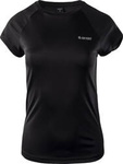 Damska koszulka z krótkim rękawem Hi-tec Lady Alna czarny rozmiar XS