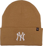 Czapka zimowa New York Yankees beżowa B-HYMKR17ACE-KHB