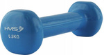 Ciężarek żeliwny hantla do ćwiczeń fitness pokryty winylem HMS 17023 0.5 kg