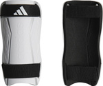 Ochraniacze piłkarskie na golenie piszczele nagolenniki Adidas Tiro Training SG biało-czarne HN5605