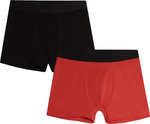 Bokserki męskie 4F M027 czerwone, czarne 4FAW23UBXSM027 91S