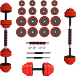 Sztangielki/sztanga gumowane HMS SGGX30 30 KG