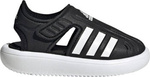 Sandały buty chodaki 3w1 dziecięce do wody adidas Closed-Toe Summer Water czarno-białe GW0391