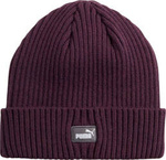 Czapka Puma Classic Cuff Beanie ciemny fiolet 024826 07