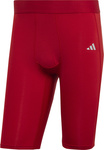 Spodenki męskie adidas Techfit Aeroready Short Tights czerwone HP0616