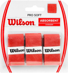 Owijka Wilson Pro Soft Absorbent Overgrip czerwona 3 sztuki WRZ4040OR