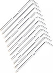 Szpilki śledzie do namiotu Hi-tec Pinpeg srebrne stalowe 10 sztuk