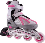 Łyżworolki Outrace Volt Gray szaro-różowe PW-126B-9