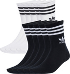 Skarpety adidas 3 Stripes Crew 10 Pairs białe, czarne JY0231